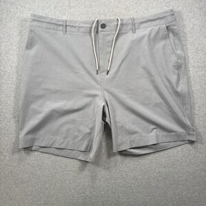 Faherty All‎ Day Shorts Mens 42 Gray Hiking Chino Lightweight Outdoor Casual